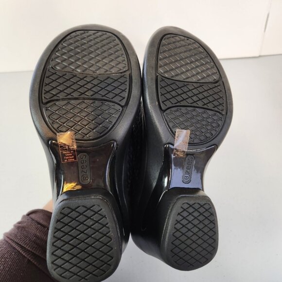 BZees Black Energy Ankle Shoes Heel Boot Size 7 Womens New Comfort Shoe Wedge - Picture 8 of 10